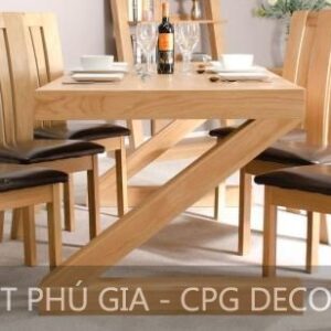 Bàn ăn gỗ tự nhiên - BA06