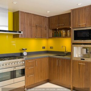 Tủ bếp gỗ óc chó - TBOC16