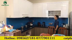 Ưu điểm của tủ bếp gỗ công nghiệp Acrylic