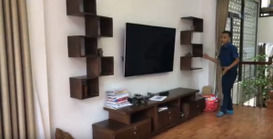 Phòng khách thiết kế đơn giản, sang trọng