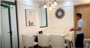 Nội thất phòng bếp sang trọng, ấm cúng