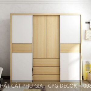 Tủ áo gỗ công nghiệp - TA02