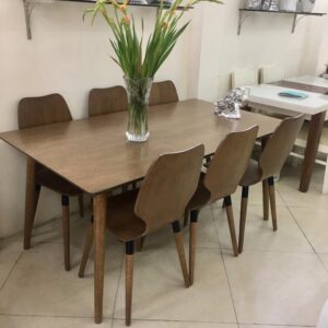 Bàn ăn gỗ công nghiệp - BA09