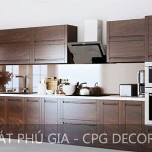 Tủ bếp gỗ óc chó - TBOC19