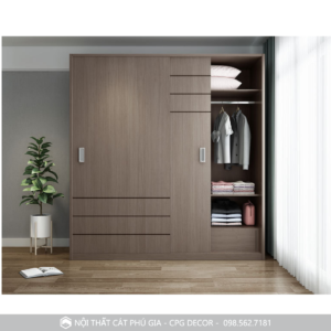 Tủ áo gỗ công nghiệp - TA07