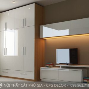 Tủ áo gỗ công nghiệp - TA15